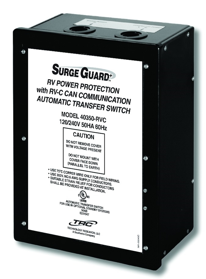 Surge Guard 40350RVC3 50 Amp Hardwire Automatic Transfer Switch